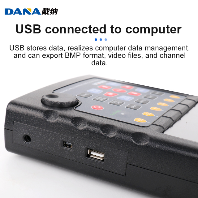 DANA U910 OEM NDT For Equipment Industrial Ultrasonic Portable Flaw Detector With 0~10000mm Testing Range 0.5~20MHz Frequency