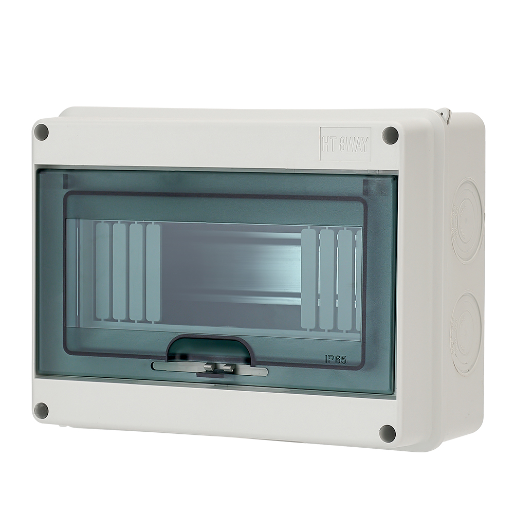 8 way HT waterproof surface distribution box electrical plastic distribution box DB box waterproof for Outdoor