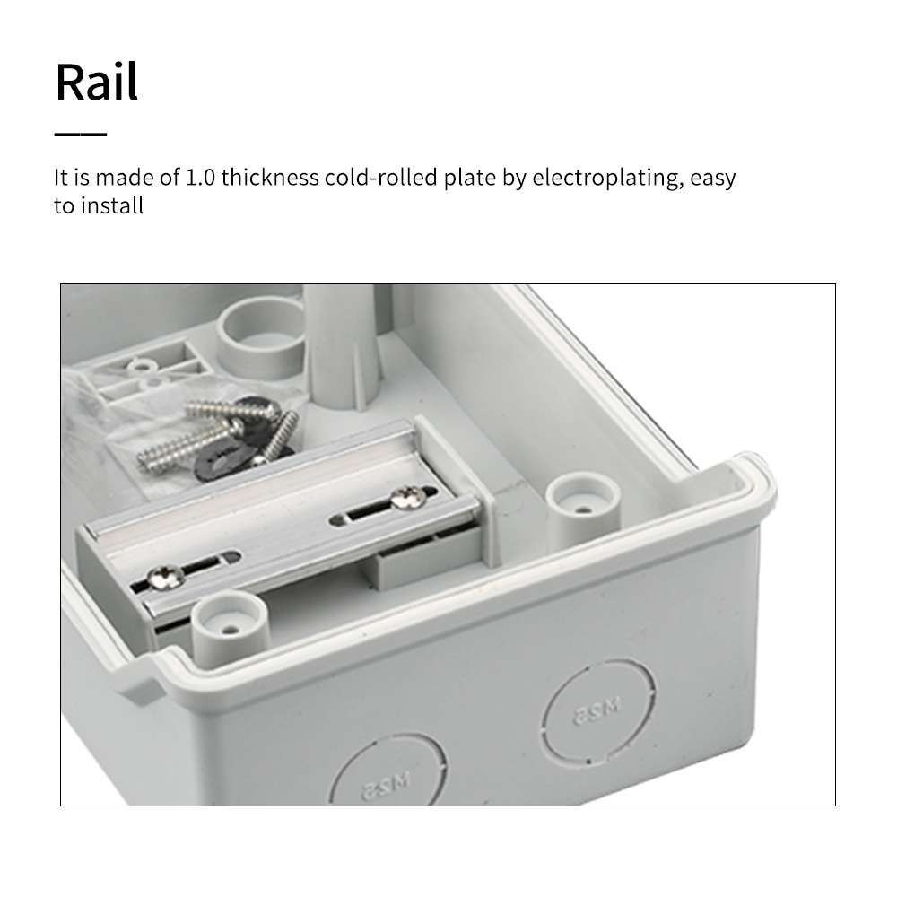 Surface Mounted IP66 Db Box Mcb Distribution Board Waterproof 6-way Electric Box Plastic Enclosure Plastic Db Boxes
