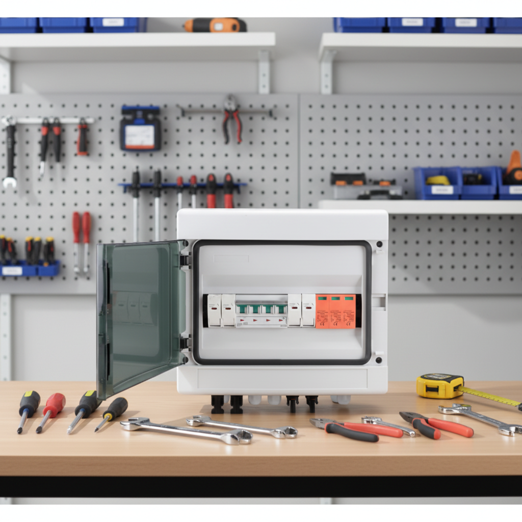 Photovoltaic Combiner box DC600V2 Inlet And Outlet Solar DC System Indoor And Outdoor Waterproof Dust distribution box