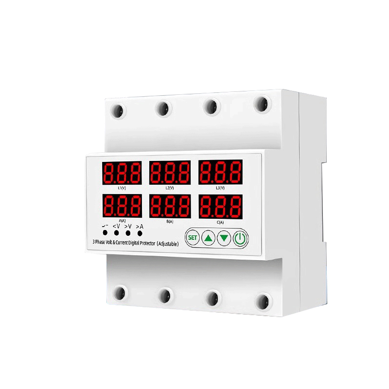 Digital Adjustable Household Self Compound Protector Three Phase Voltage Protector Motor Self Resetting Circuit Breaker