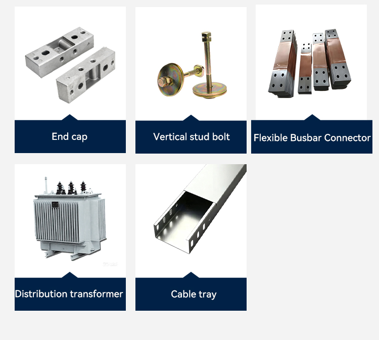 Tinned T2 Copper Anti-Oxidation High Corrosion Resistance Busbar Plug-in Connector Customizable Size Plug-in Interval for Busway