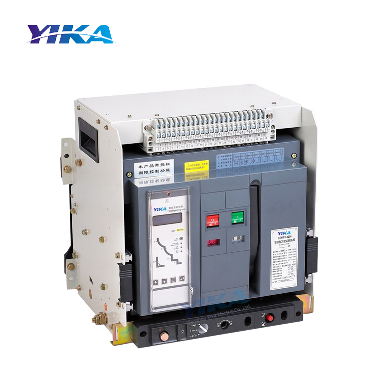 YIKA DW45 ACB 3P/4P Intelligent Universal 400V/690V 630A-6300A Fixed/Drawer Type Air Circuit Breaker 50KA-120KA Breaking