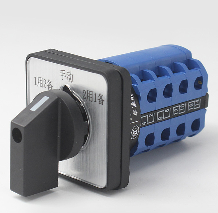 LW26-32A 4P Motor Reversing Voltmeter Ammeter Control 1-2-3-4 Changeover Switch 3 Phase 4 Position Cam Rotary Switch 630V IP22