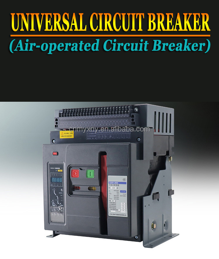 Chinese Manufacturers 200-6300A 400-690VAC Air-operated Circuit Breaker 3000a air Circuit Breaker