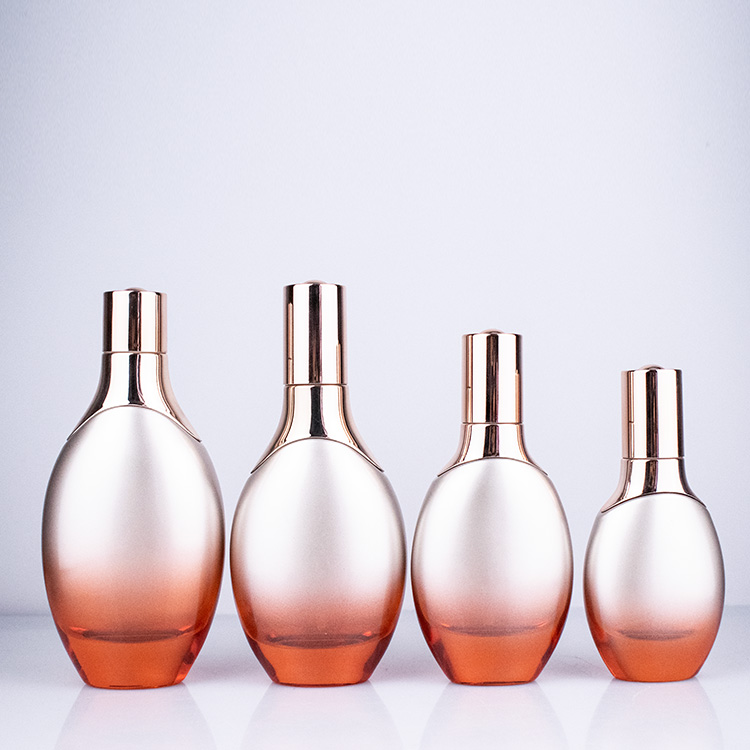 Luxury Cosmetic Packaging Containers 30 50g 30 50 100 120ml Serum Glass Bottle and Jar Face Cream Skincare Set