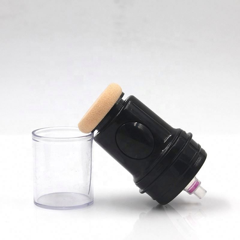 Plastic Concealer Packaging 45ml Airless Type Plastic Liquid Foundation Bottle With Sponge