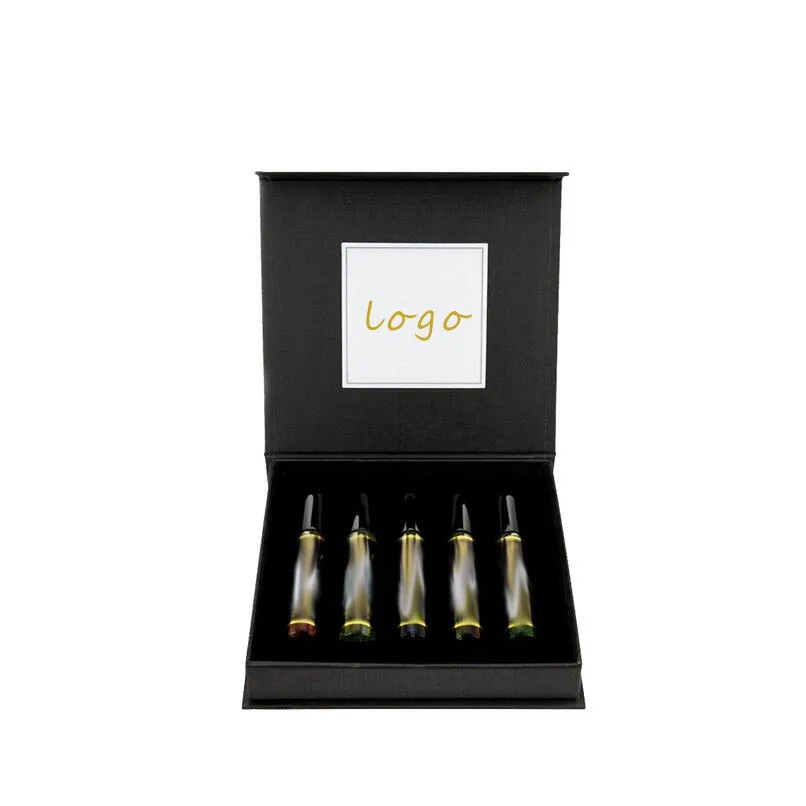 Custom Perfume Sample Tube Packaging Box Luxury 10ml Perfume Magnetic Gift Box