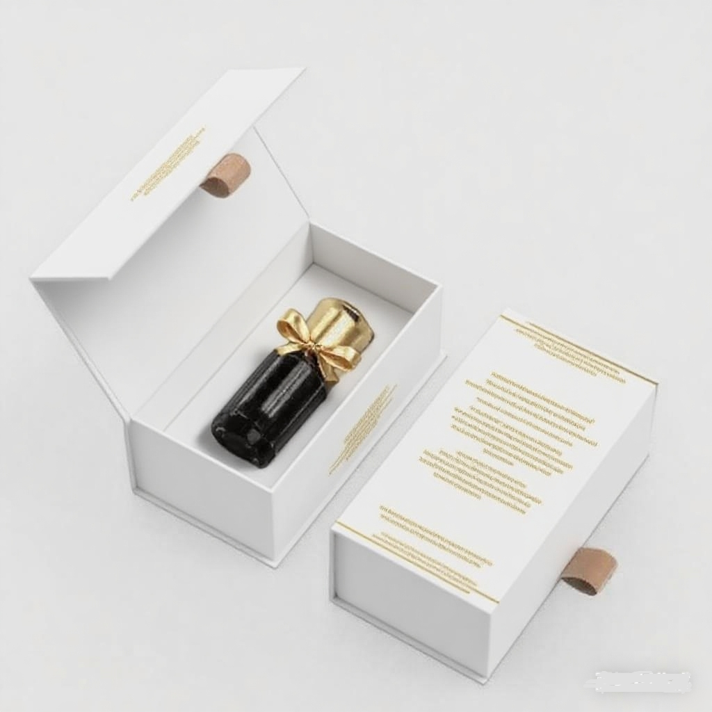 Luxury Custom Wood Paper Packaging Packing Gift Box for 3ml 6ml 12ml Oud Oil Attarperfume Bottle