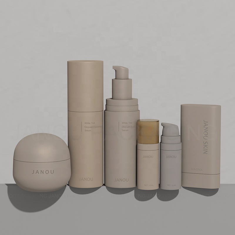 Custom Sustainable Packaging Refillable Airless Bottle Package Luxury Skincare Packages