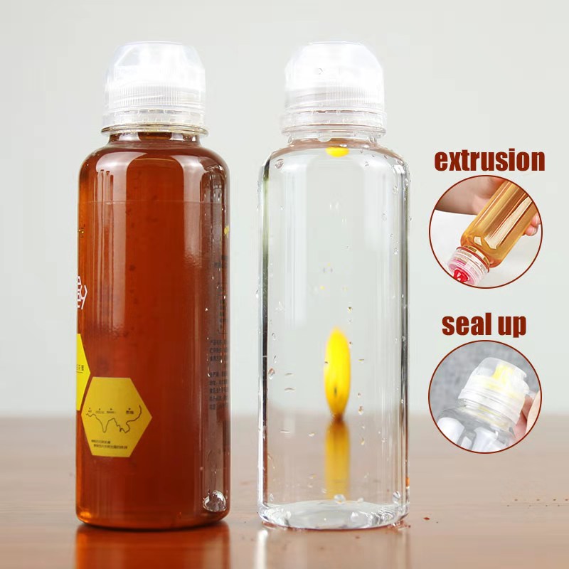 Food Grade PET 400ml 14oz Plastic Packaging Bottles for Juice Beverage