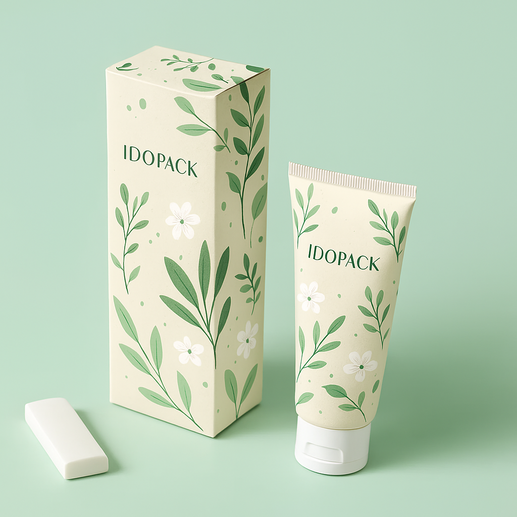 Eco-friendly Custom Luxury Cosmetic Packaging Care Boxes Beauty Products Lotion Skincare Paper Box Tuck Top Cardboard Gift Box