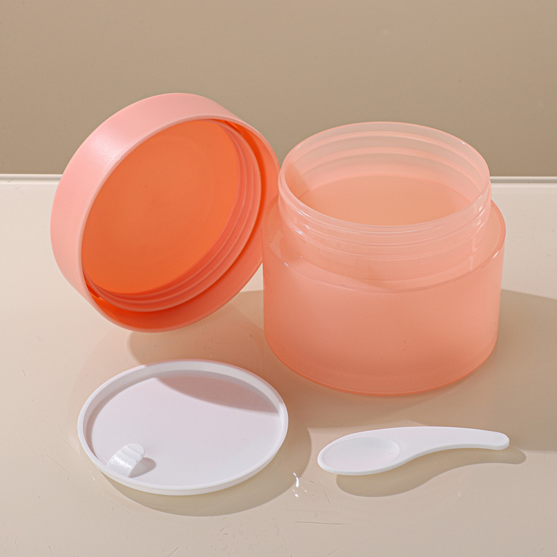 Luxury 250ml PP Wide Mouth Bottle 250g Container High Quality Plastic Face Cream Eye Cream Cosmetic Jars with Lids