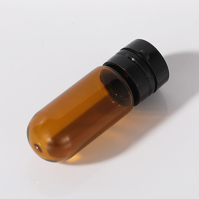 1.5ml &amp; 2ml round Bottom Small Bulb Glass Bottles Transparent Essence Cosmetic Box Carton Packing