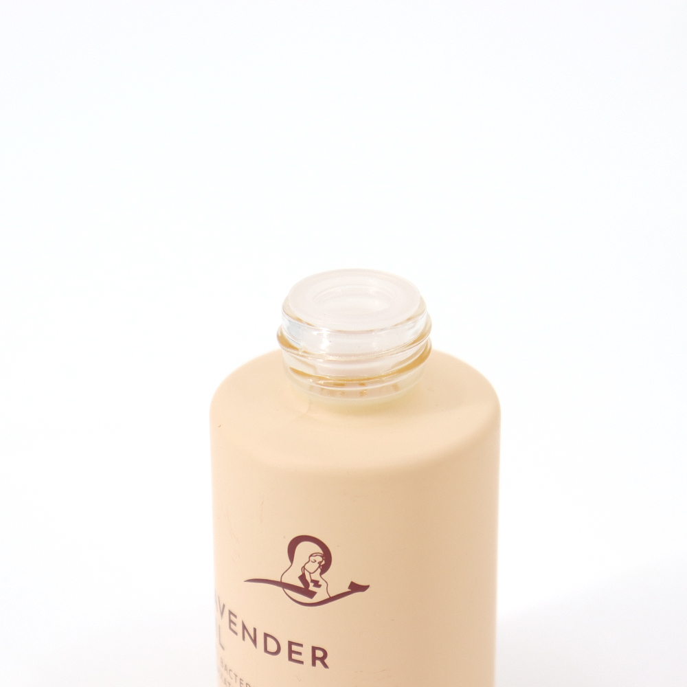 30ml 50ml Glass Bottle Vitamin C Serum Bottle Anti Oxidation Flat Shoulder Glass Pump Bottle with Packaging Paper Box