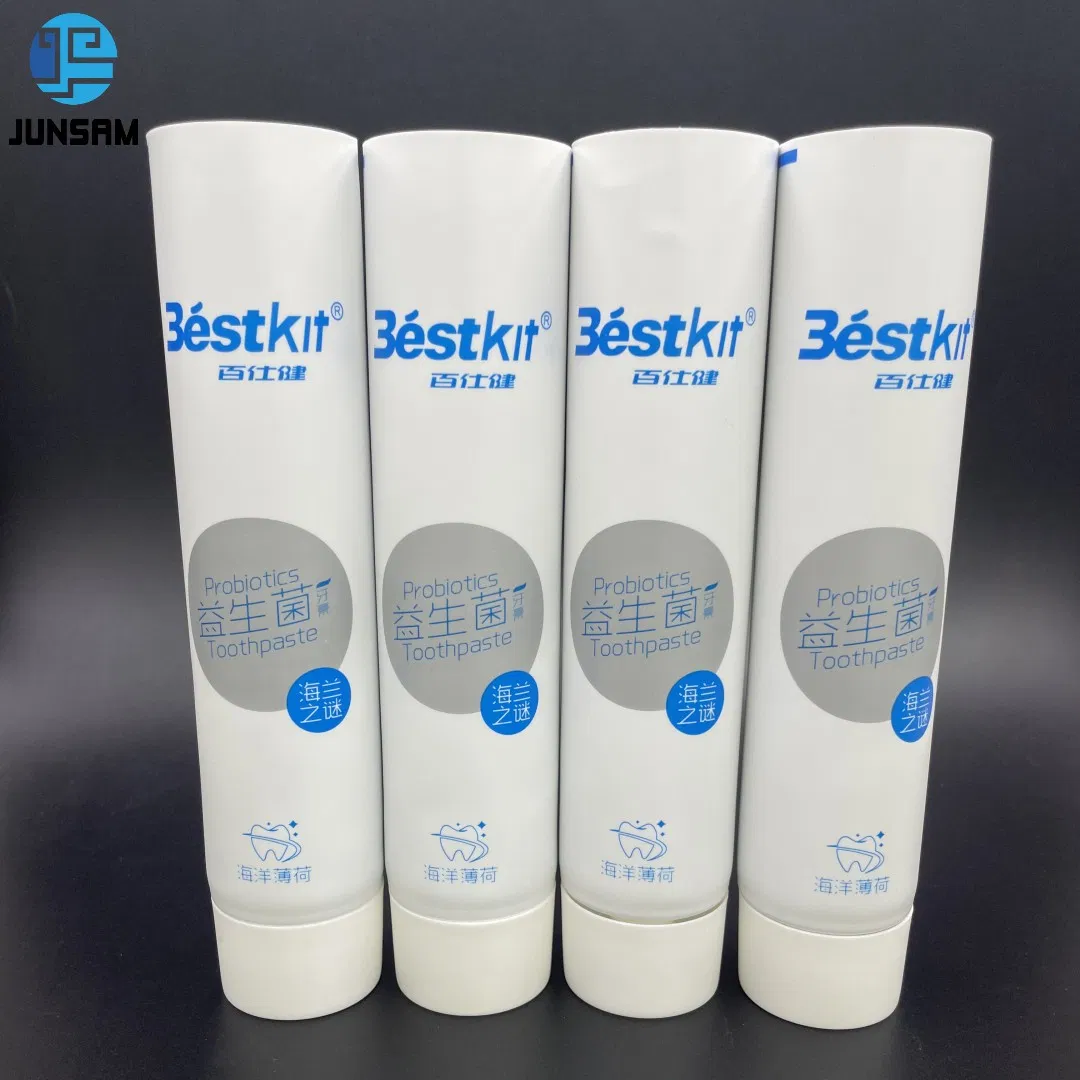 Personal Care White Matt Color Lami Tube Toothpaste Packaging