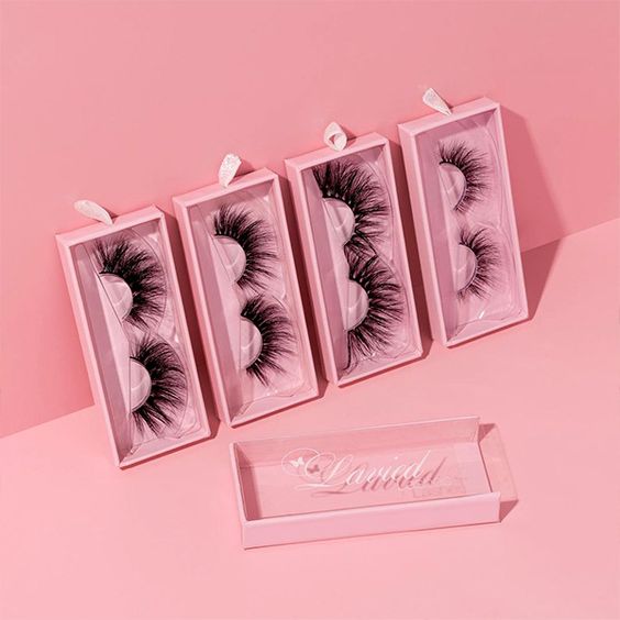 Free Design Eyelash Box Custom Private Label Faux Lash Packaging Box Luxury Empty False Eyelash Boxes