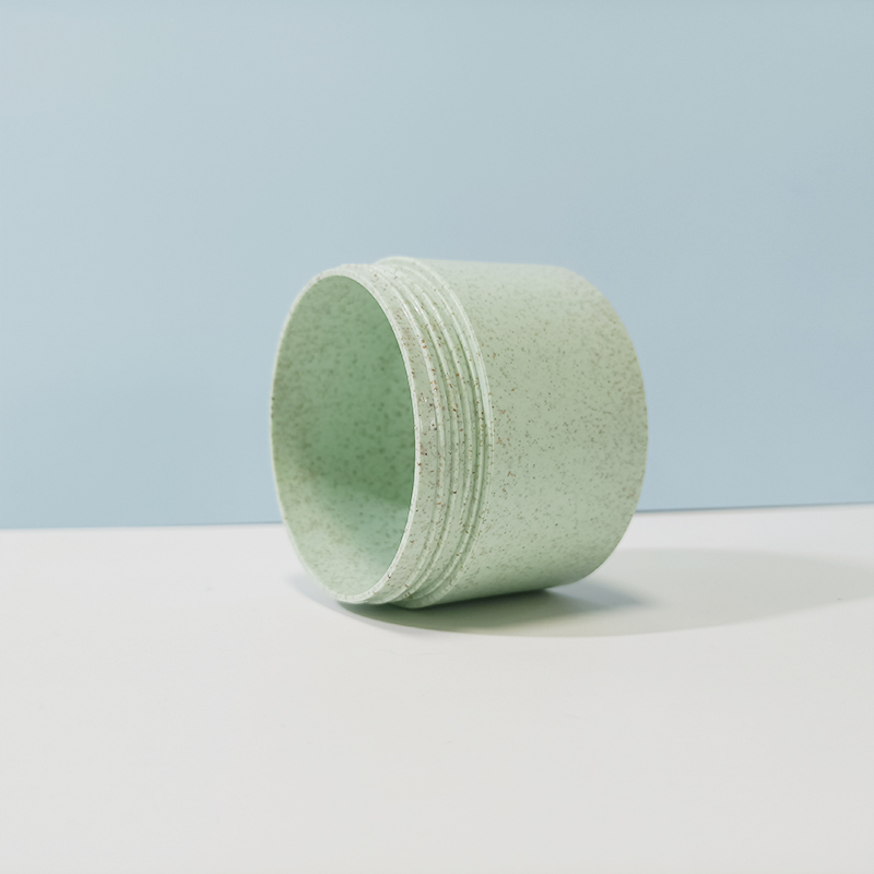 Eco Friendly Wheat Cream Jar Container Wide Mouth 50g 100g 250g Wheat Straw Biodegradable Plastic Cosmetics Jar