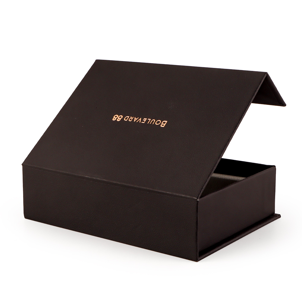 Premium Custom logo Luxury Large Matte Rigid Paper Cardboard Black Foldable Empty Magnetic Folding Closure Gift Box Packaging