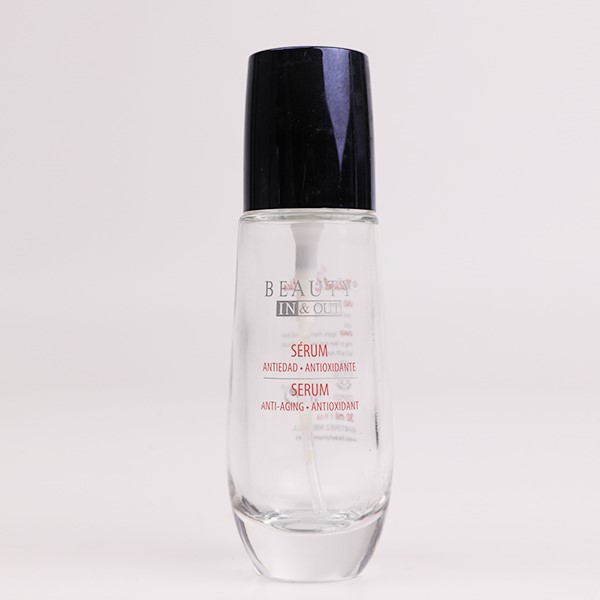Recyclable Clear Frosted 120ml 35ml Flint Glass Serum Bottles 120g 80g Cream Jar Eco-Friendly Skincare Cosmetic Packaging