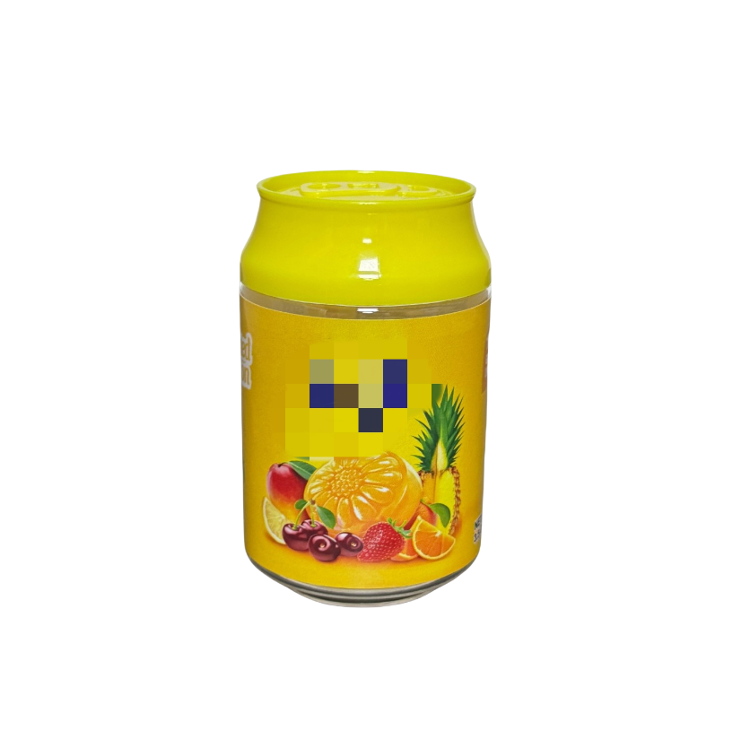 Wholesale Round Transparent Plastic 100ml 250ml 330ml 3.5g 7g Cola Soda Can Shape Candy Gummy Packaging Jar