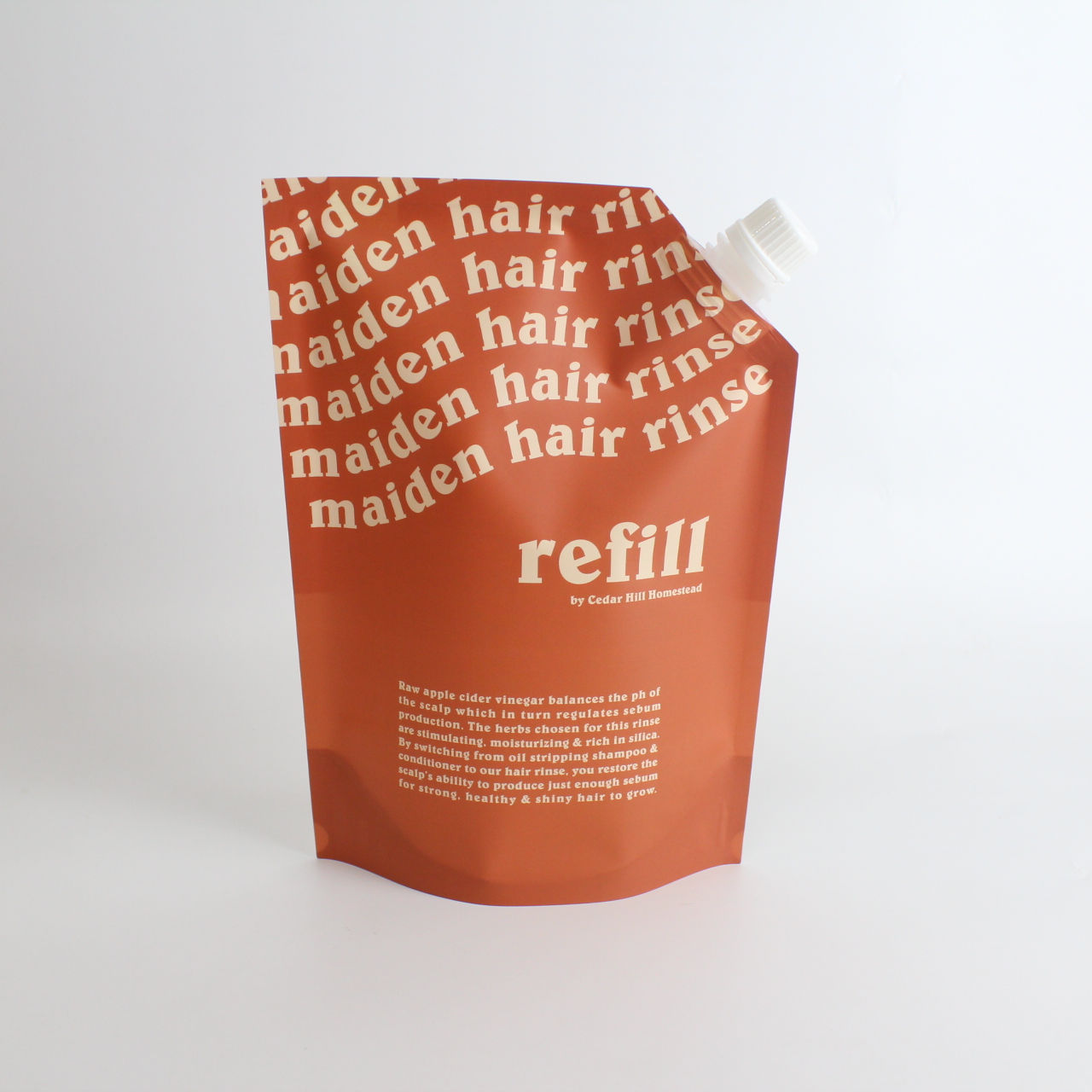 500ml 1L OEM Custom Sample Plastic Laminated Aluminum Foil Refill Packaging Stand up with Spout Pouch Skincare Hair Mask Shampoo