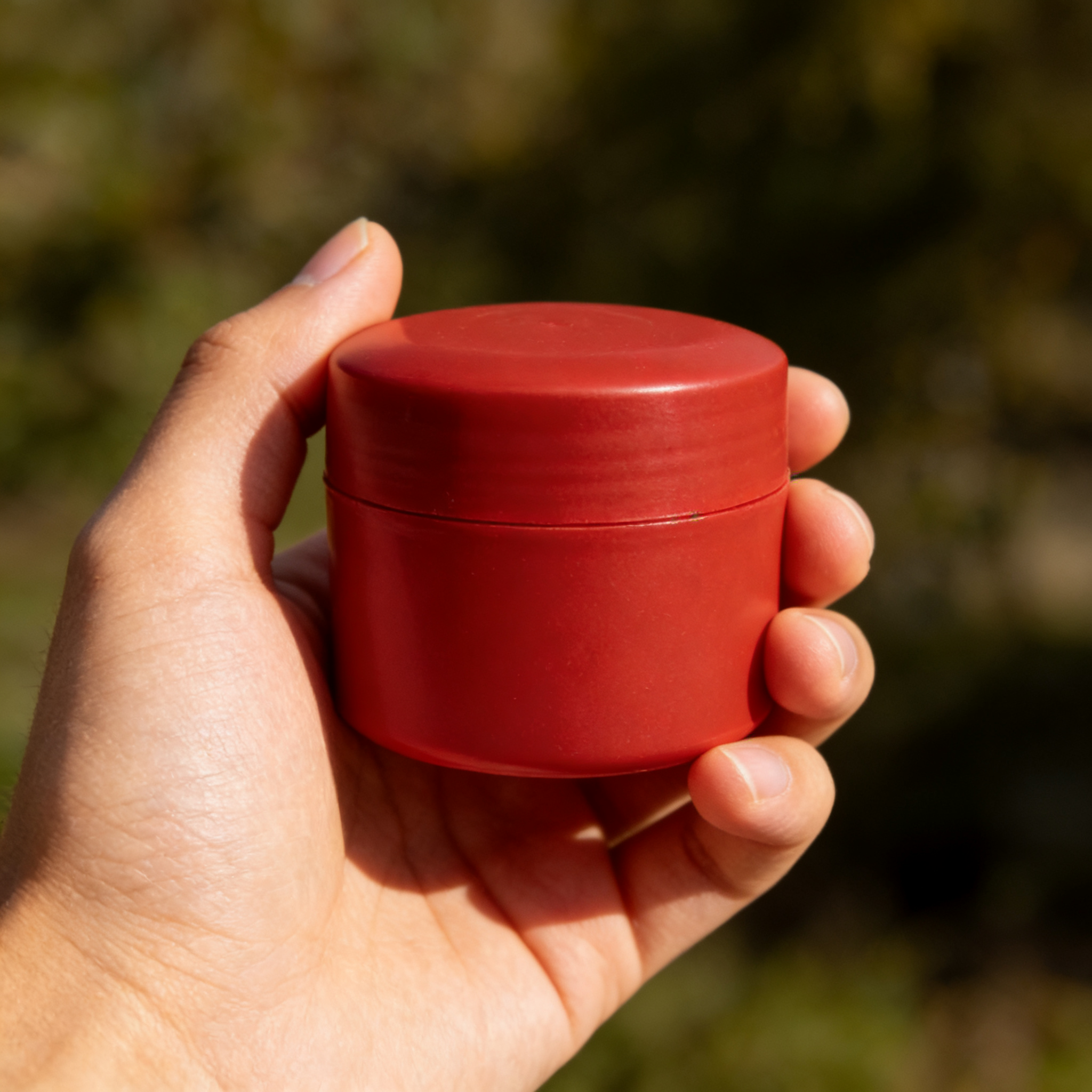 Packaging Printing Plastic Packaging Cosmetics Trendy Bold Matte Red 220ml PET Plastic Jar Skincare Cosmetic Home Storage Use