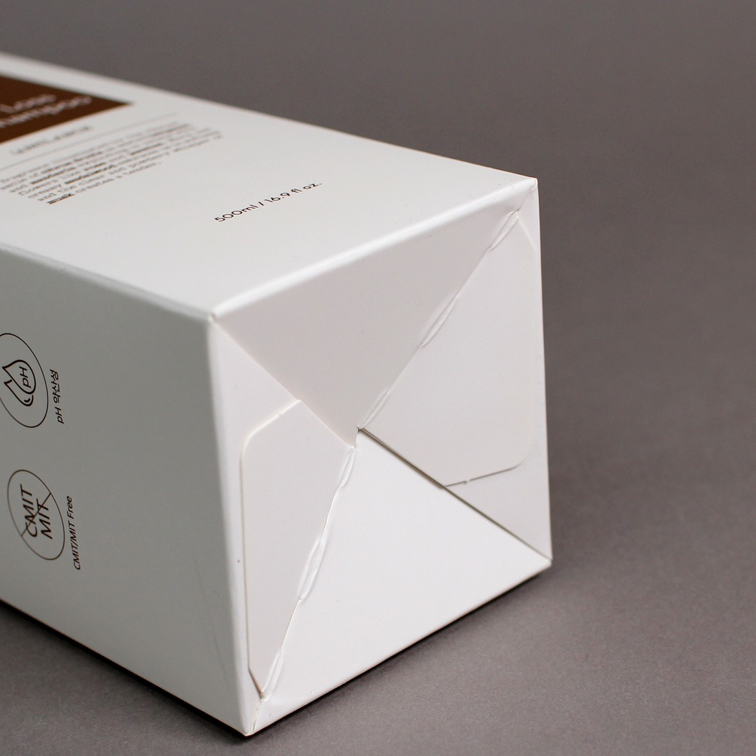 High Quality Foldable Luxury Paper Card Skincare Packaging Reverse Tuck End Cosmetic Box for Shampoo