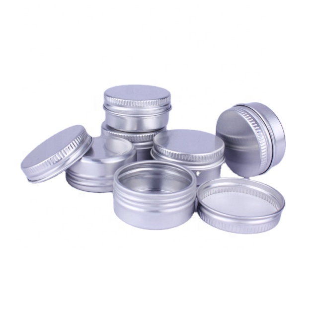 10g Aluminum Jar Round Cosmetic Metal Container Round Aluminum Box for Cream