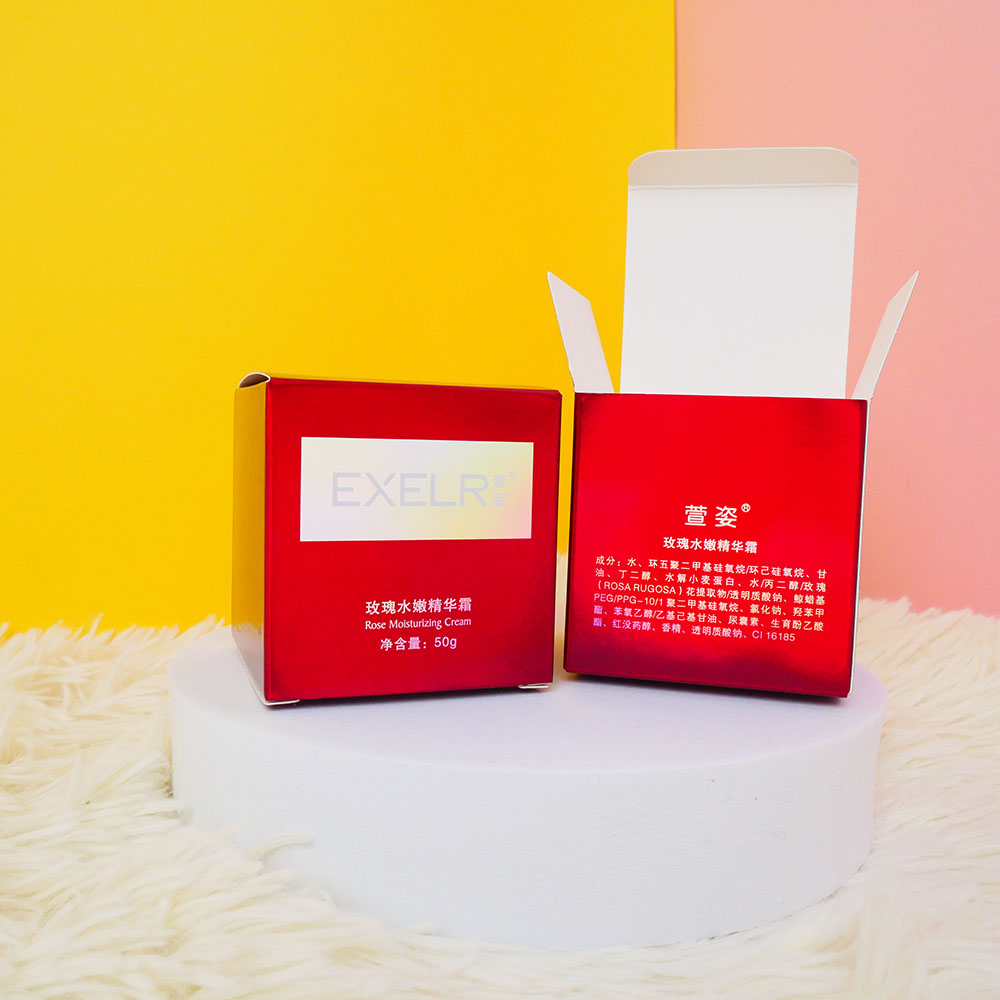 Wholesale Custom Logo Folding Boxes Private Label Beauty Products Rigid Paper Cosmetics Packaging Box Makeup Skincare Paper Box