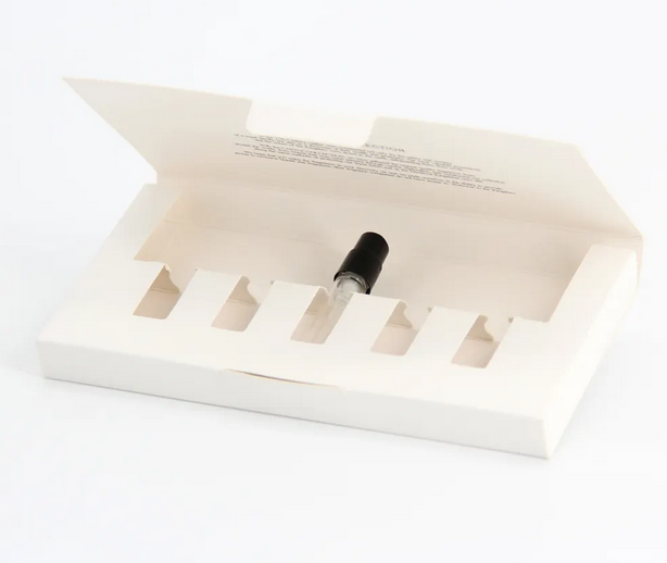 Cheaper Luxury Custom Logo Perfume Sample Box 3 ml 5 ml 10 ml Gift Trial Parfum Sample Box Black Matt Luxury
