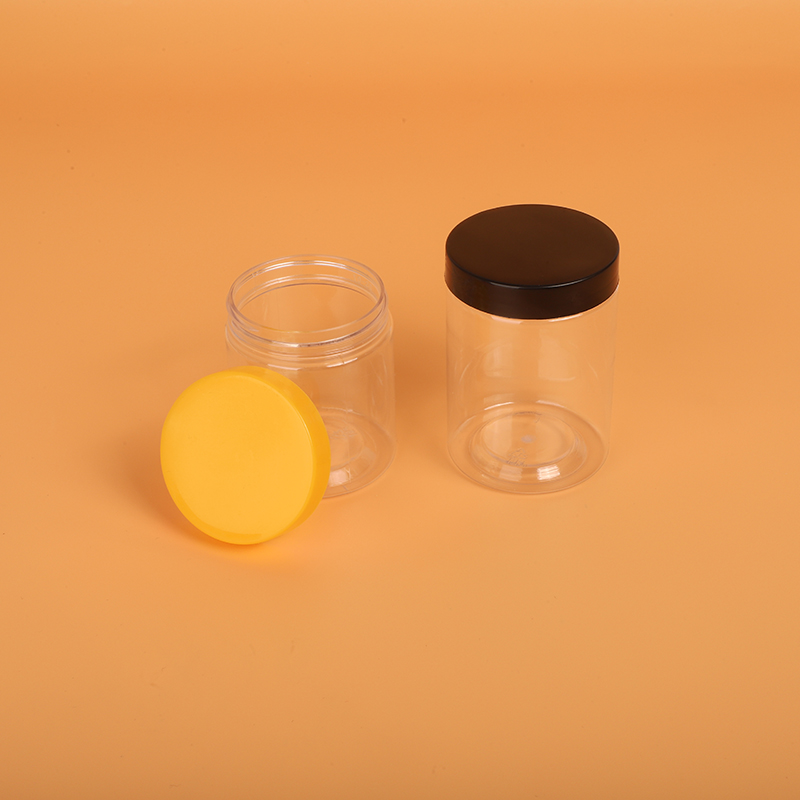 Empty Skincare Cosmetic Packaging 100g PET Facial Cream Plastic Cosmetic Jar