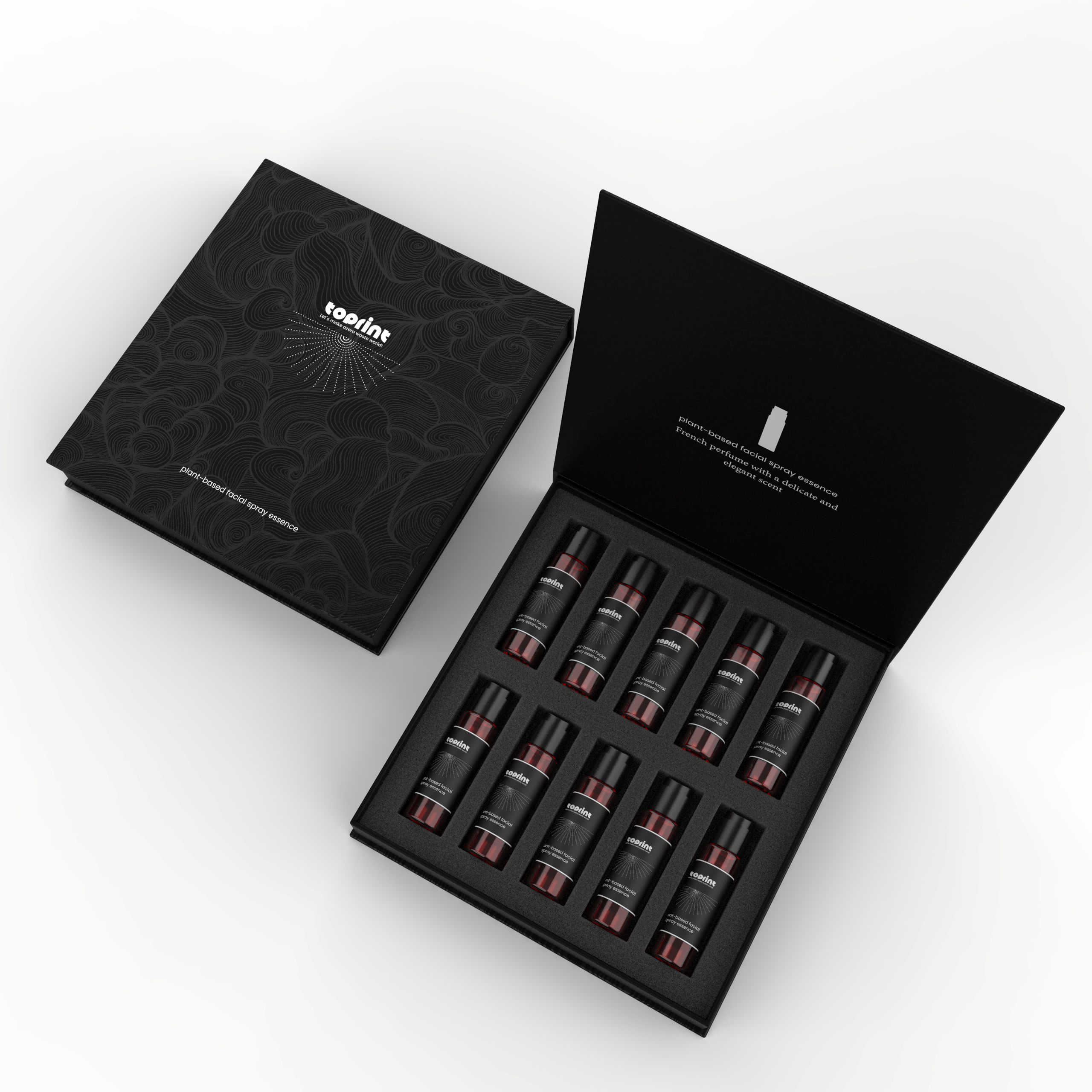 Hot Sale Perfume Outer Packaging 3ml 5ml 10ml Eco Friendly Cardboard Paper Box and Mini Perfume Spray Bottle