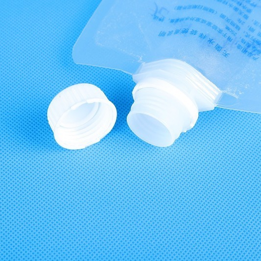 Custom PE Stand-up Spout Doypack Pouch Heat Seal Gravure Printing Moisture Proof Liquid Packaging for Medical Use