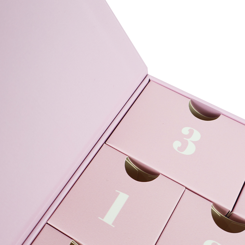 Prompt Goods Countdown Packaging Empty Ramadan Box 12 Day Custom Box Small Jewellery Advent Calendar Box
