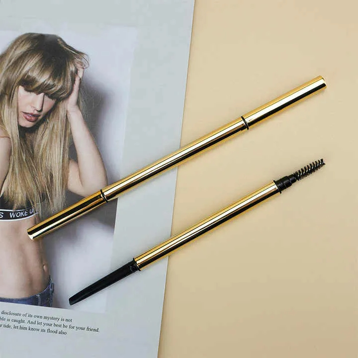 Wholesale Hot Brow Ultra Slim Defining Eyebrow Makeup Packaging Brow Private Label Eyebrow Pen Container