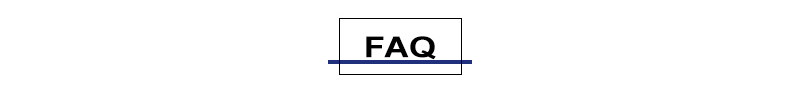 FAQ Overview