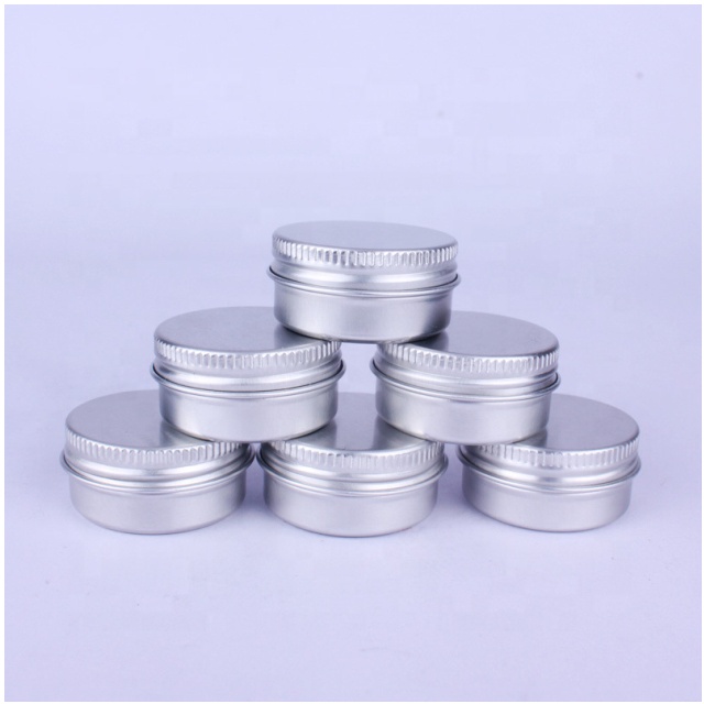 10g Aluminum Jar Round Cosmetic Metal Container Round Aluminum Box for Cream