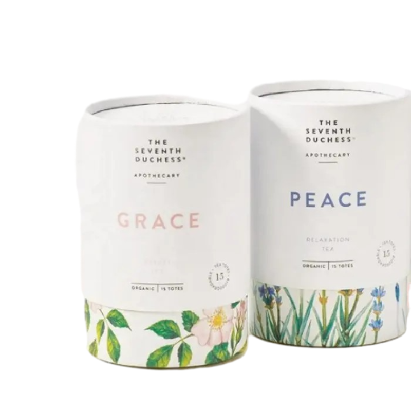 Tea Paper Tube Packaging Food Grade Cardboard Cylinder Container for Tea Round Box Packaging