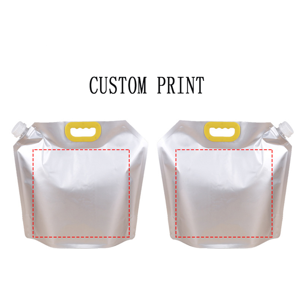 Custom Printed Refill Pouches With Spout Digital Print Eco Friendly Juice Bag Kraft Spout Pouch 500Ml Pouch Spout