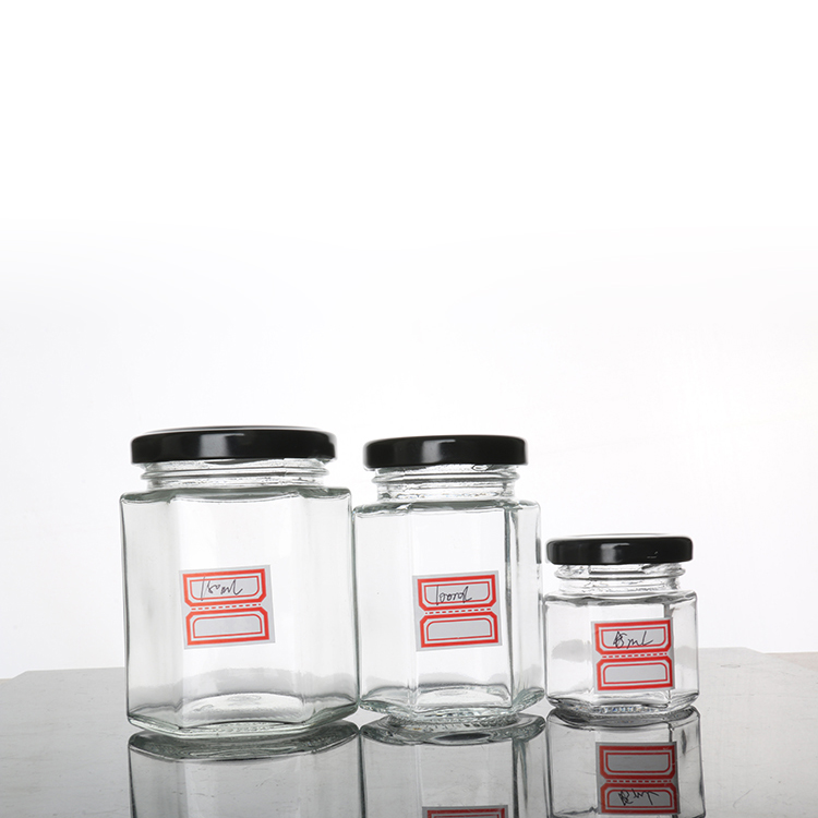 Wholesale Round Jam Jar Food Packaging Bottle with Lid sealed Glass Jar 500g1000g