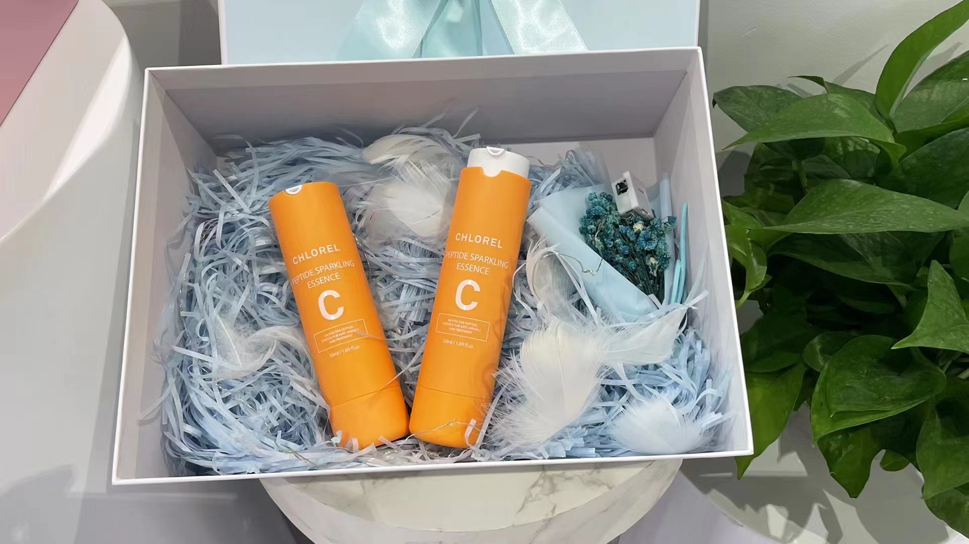 Refillable Cosmetic Packaging with Replaceable Bottle