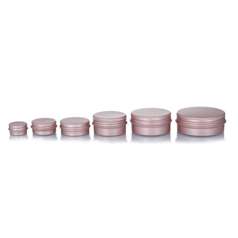 10g 10ml Empty Nail Storage Box PVC Clear Window Gold Silver Black Cosmetic Container Aluminum Tin Jars Packaging for Lip Balm
