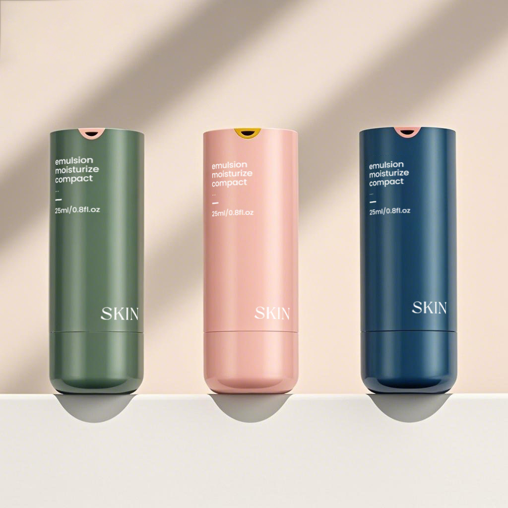 High Quality 1OZ Airless Twist Bottle Fancy Plastic Lotion Pump Bottle Double Wall Airless Packaging Refillable Cosmetic Bottles