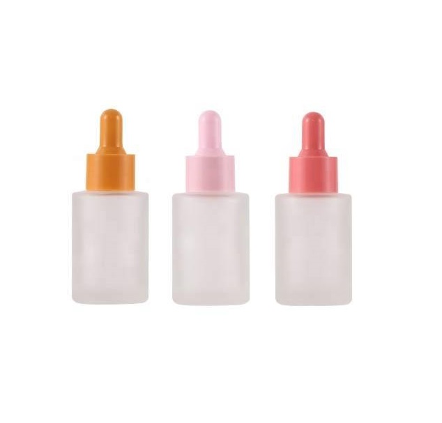 Luxury 30 50 80 g 40 100 120 ml Empty Skincare Lotion Cream Glass Spray Round pink Cosmetic Bottle Packaging with Pump