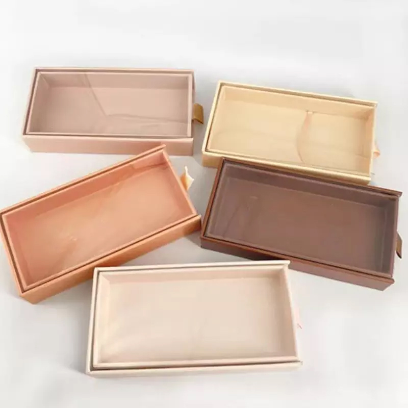 Wholesale Custom Own Private Label Lash Paper Packing Custom Brand Eyelashes Case Mink Eyelash Custom Empty Packing Box