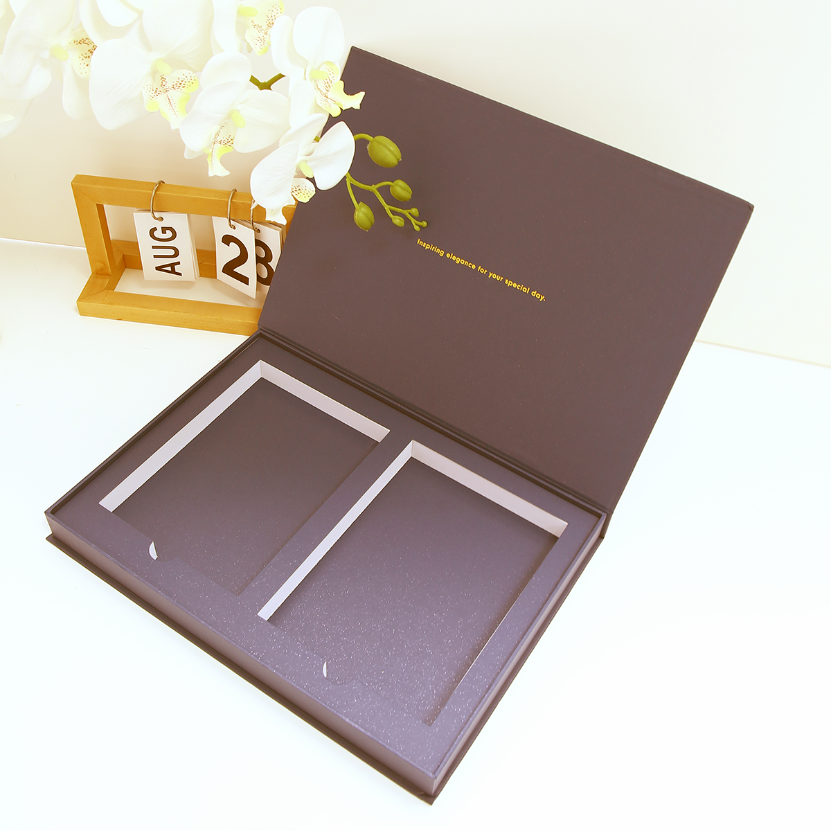 Stylish Cosmetic Box Luxury Durable Rigid Packaging Elegant Perfect for Skincare Makeup Fragrance or Fashion Accessories