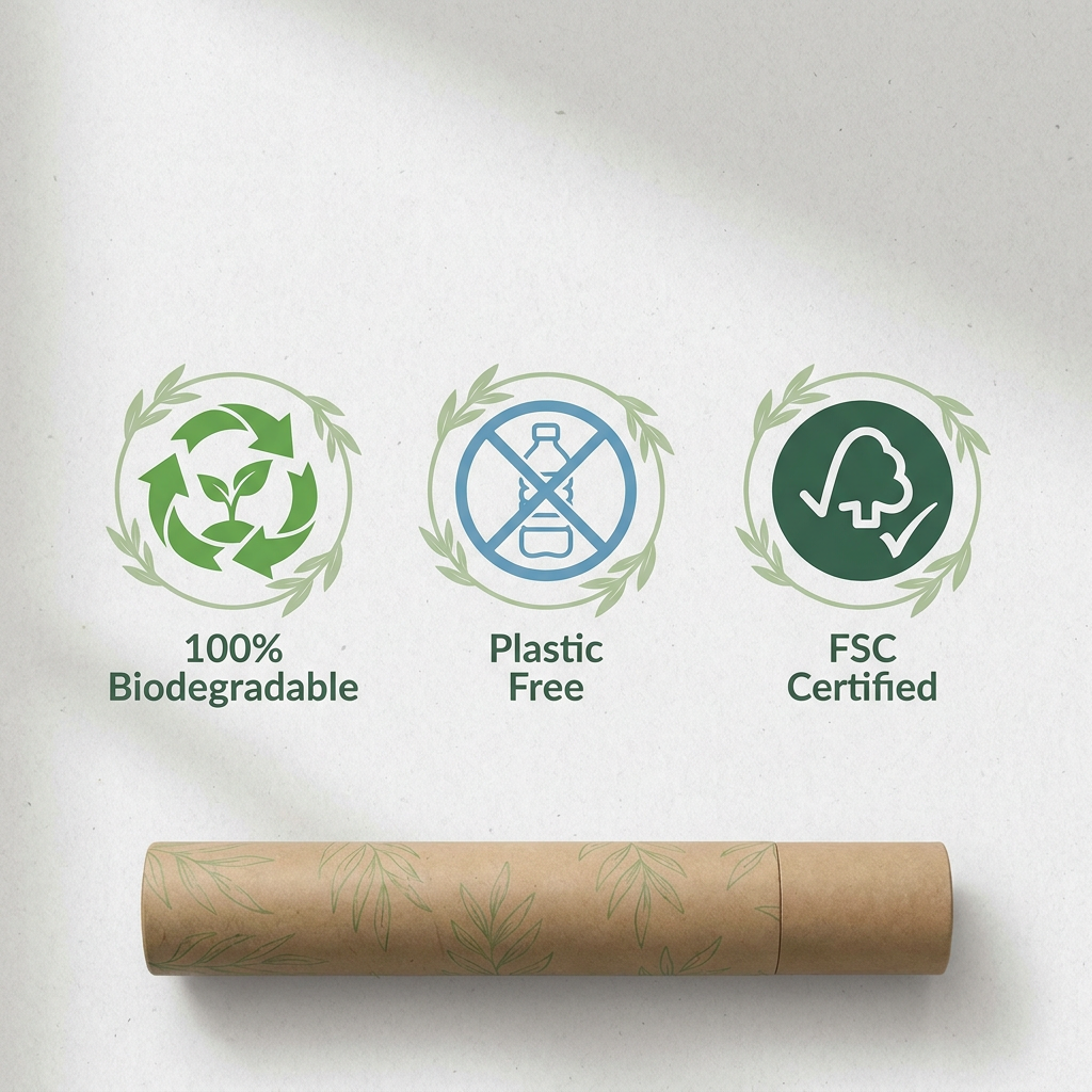 Customize Round Paper Tube High Quality Packaging Cruelty Free Cylinder Poster Paper Tube Packaging Tube Cosmetic Packaging