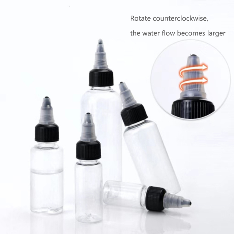 60ml Round Plastic Bottle Pump Shampoo Perfume Lotion Cream Surface Handling Screen Printing Dropper Sealing Box Packing
