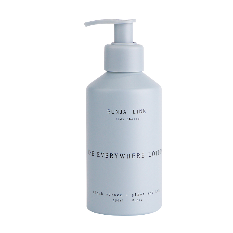 Empty Aluminum Cosmetic Packaging Lotion Bottle Metal Packaging 100ml 300ml 400ml 500ml Bottle with Plastic Pump